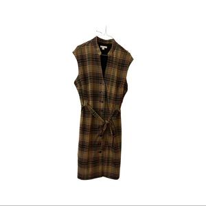 NEVER WORN- Plaid Fitted Dress